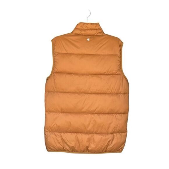 SwissTech Men's Peak Technology Puffer Vest Tan Small - Picture 2 of 5